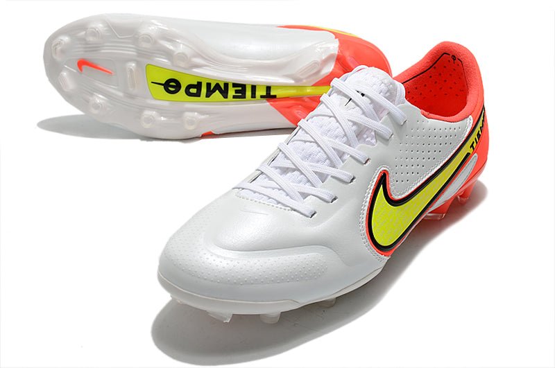 Nike Tiempo Legend 9 Elite FG – Blanc Volt Carmin - FootXPert