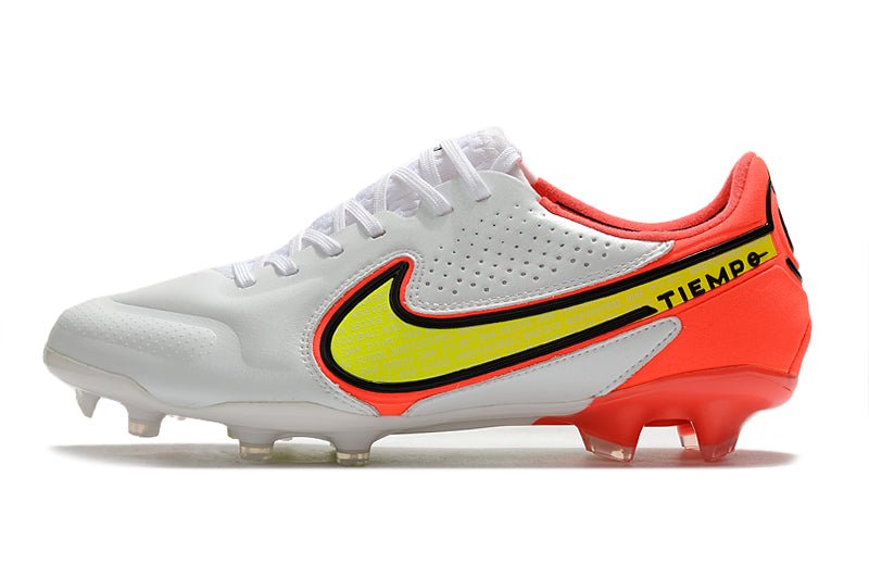 Nike Tiempo Legend 9 Elite FG – Blanc Volt Carmin - FootXPert