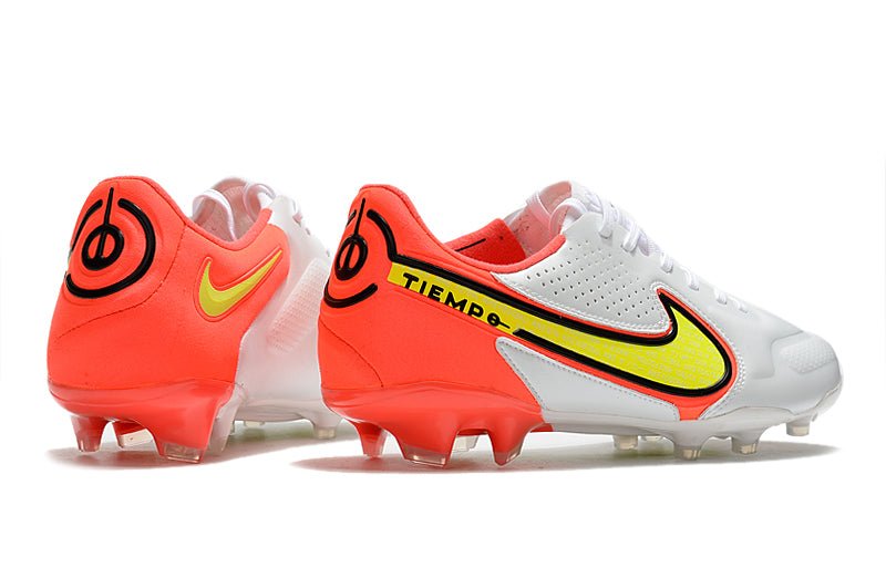 Nike Tiempo Legend 9 Elite FG – Blanc Volt Carmin - FootXPert