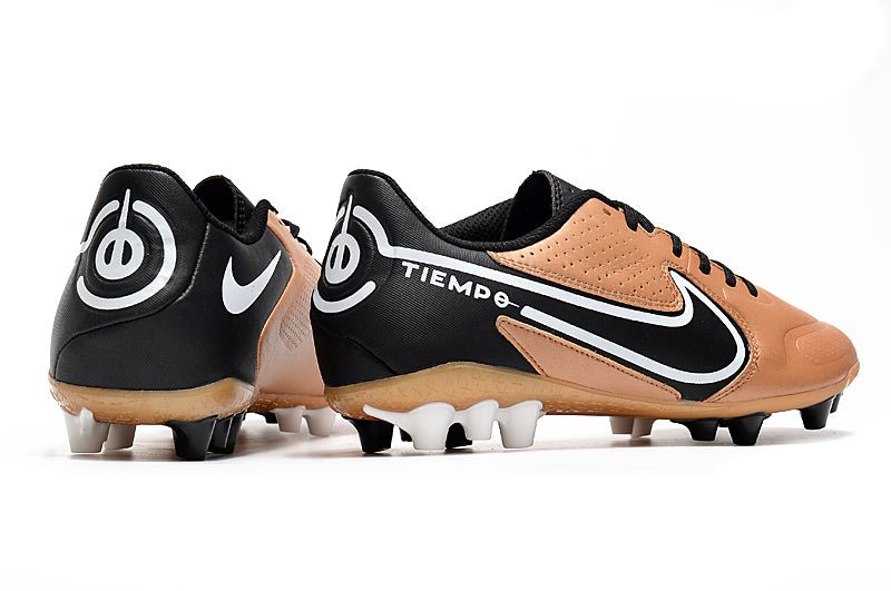 Nike Tiempo Legend 9 Elite FG – Cuivre Métallique Blanc Noir Cassé - FootXPert