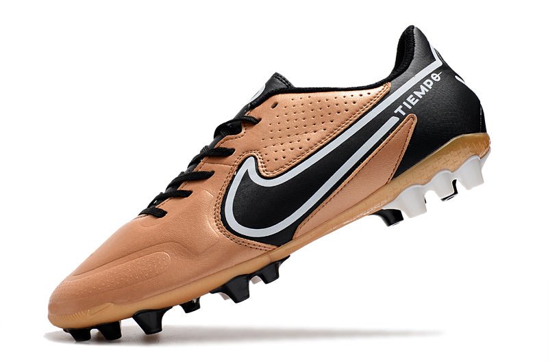 Nike Tiempo Legend 9 Elite FG – Cuivre Métallique Blanc Noir Cassé - FootXPert