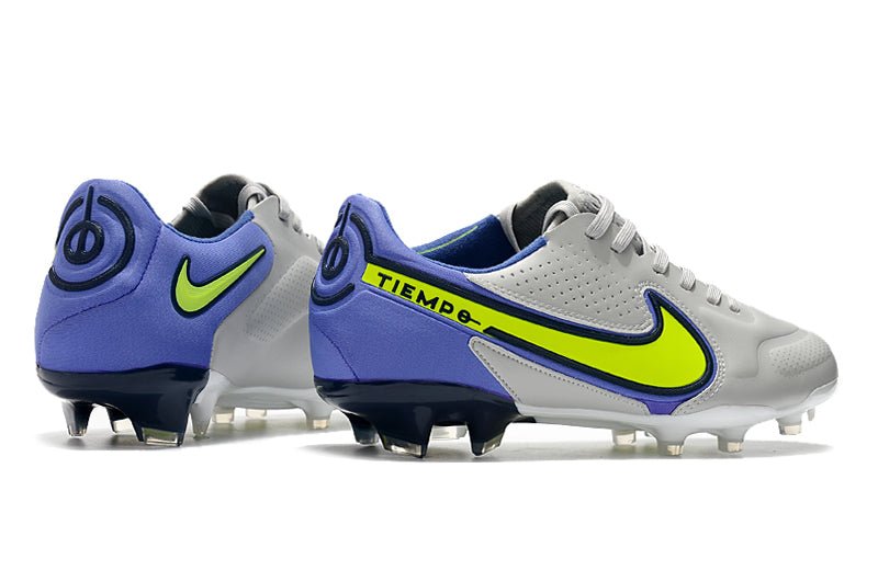 Nike Tiempo Legend 9 Elite FG – Gris Brouillard Volt Sapphire - FootXPert