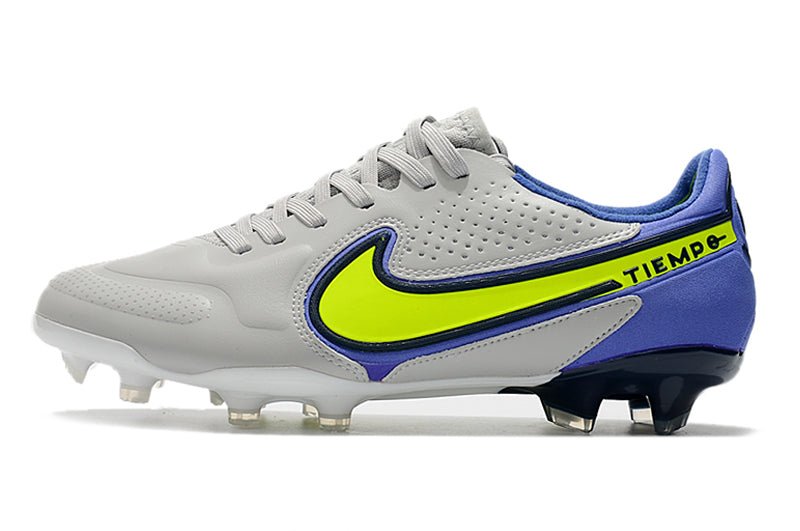 Nike Tiempo Legend 9 Elite FG – Gris Brouillard Volt Sapphire - FootXPert