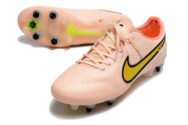 Nike Tiempo Legend 9 Elite FG – Guava Ice Jaune Strike Sunset Glow - FootXPert