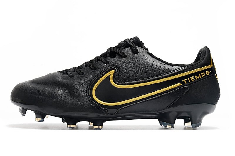 Nike Tiempo Legend 9 Elite FG – Noir Gris Foncé Métallique Anthracite - FootXPert