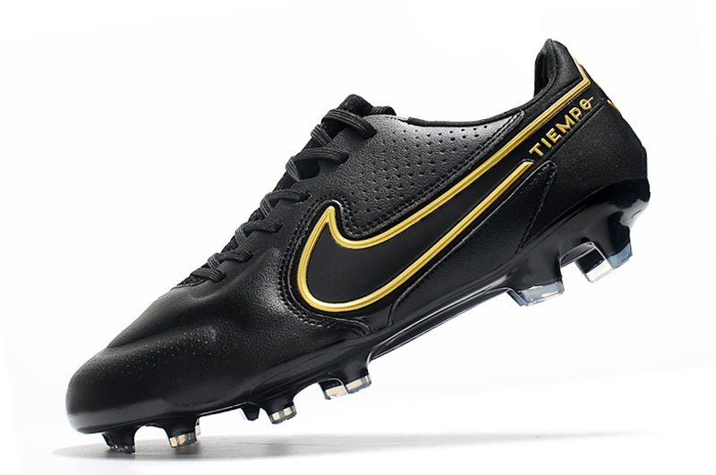 Nike Tiempo Legend 9 Elite FG – Noir Gris Foncé Métallique Anthracite - FootXPert