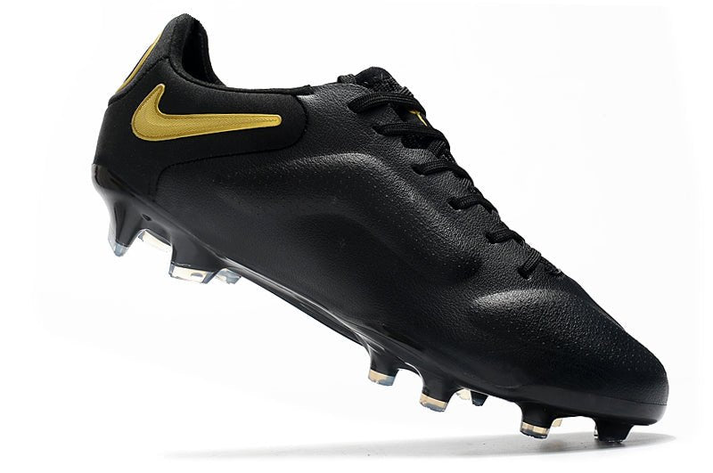 Nike Tiempo Legend 9 Elite FG – Noir Gris Foncé Métallique Anthracite - FootXPert