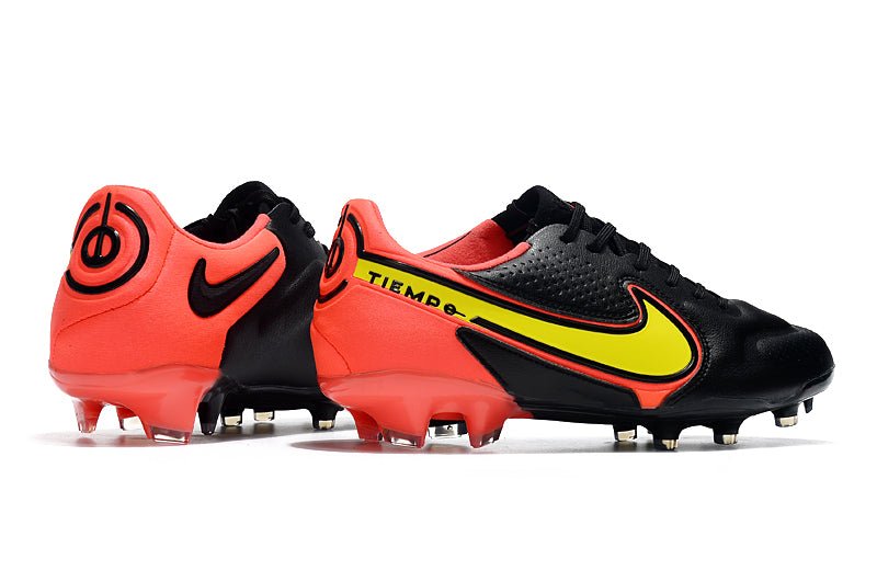 Nike Tiempo Legend 9 Elite FG – Noir Rouge Jaune - FootXPert