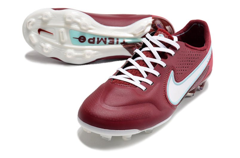 Nike Tiempo Legend 9 Elite FG – Rouge Équipe Blanc Hibiscus Mystique - FootXPert