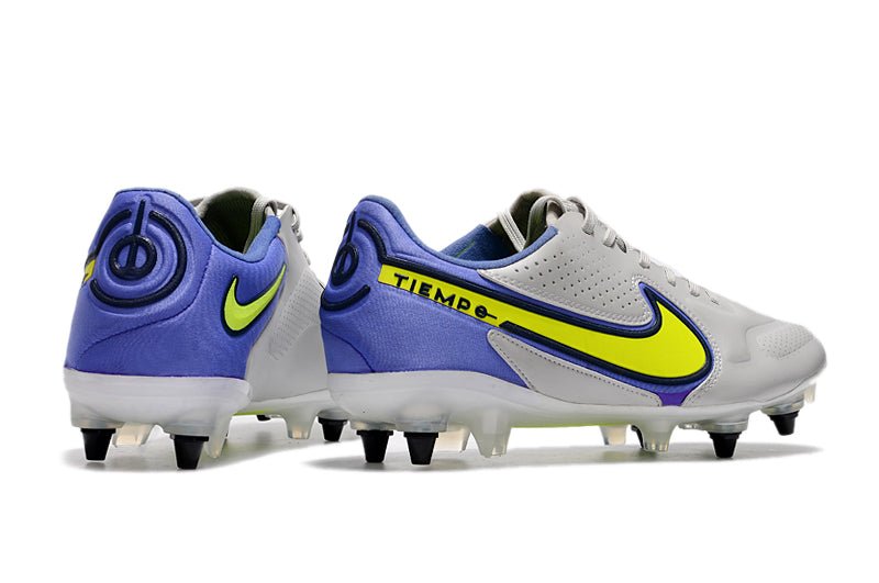 Nike Tiempo Legend 9 Elite SG - Pro – Gris Brouillard Volt Sapphire - FootXPert