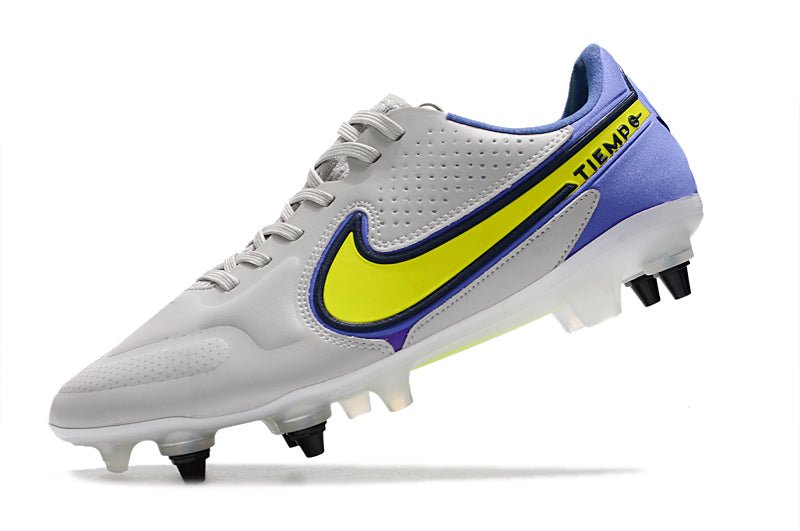 Nike Tiempo Legend 9 Elite SG - Pro – Gris Brouillard Volt Sapphire - FootXPert