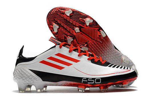 Adidas F50 Ghosted Adizero FG – Blanc Rouge Noir - FootXPert