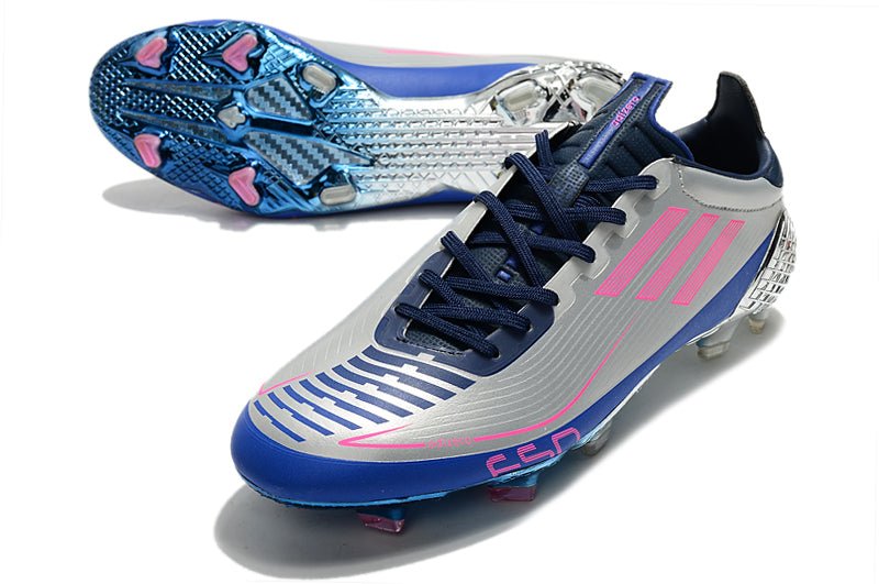 Adidas F50 Ghosted Adizero FG – Gris Bleu Rose - FootXPert