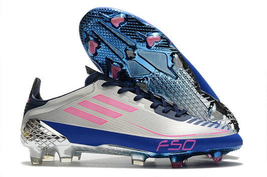 Adidas F50 Ghosted Adizero FG – Gris Bleu Rose - FootXPert