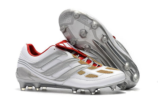 Adidas Predator Accelerator FG – Argent Rouge Noir - FootXPert