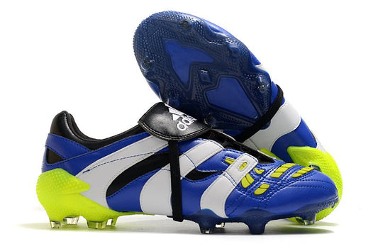 Adidas Predator Accelerator FG – Bleu Blanc Vert - FootXPert