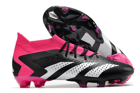 Adidas Predator Accuracy.1 FG – Noir Rose Blanc - FootXPert