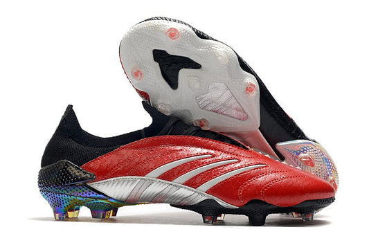 Adidas Predator Archive FG – Édition Limitée – Rouge Argent Noir - FootXPert
