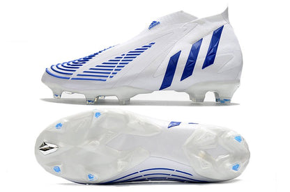 Adidas Predator Edge+ FG – Blanc Bleu - FootXPert