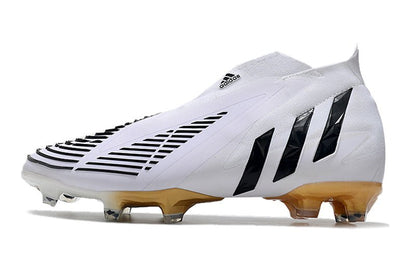 Adidas Predator Edge+ FG – Blanc Noir Or - FootXPert