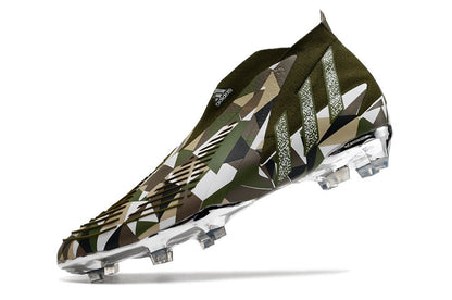 Adidas Predator Edge+ FG – Geometric Camo – Gris Noir Blanc - FootXPert