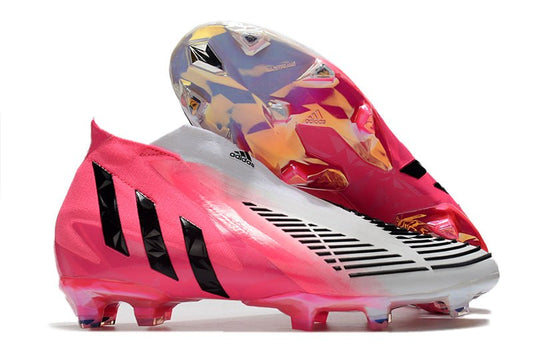 Adidas Predator Edge+ FG – LZ+ Solar – Rose Noir Blanc - FootXPert