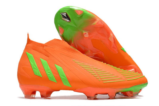 Adidas Predator Edge+ FG – Rouge Solaire Vert Solaire Équipe Noir - FootXPert