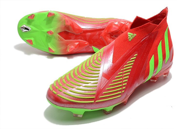 Adidas Predator Edge+ FG – Rouge Vert - FootXPert