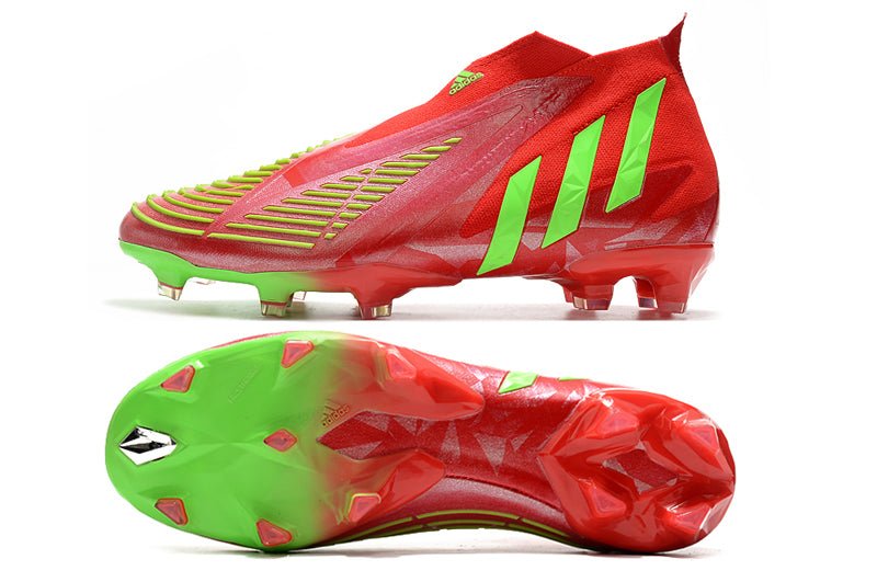 Adidas Predator Edge+ FG – Rouge Vert - FootXPert