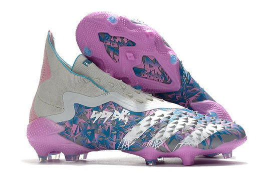 Adidas Predator Freak+ FG – Argent Bleu Rose - FootXPert