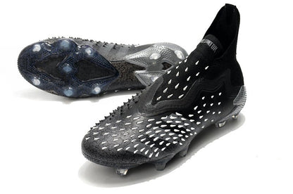 Adidas Predator Freak+ FG – Noir Gris Blanc - FootXPert