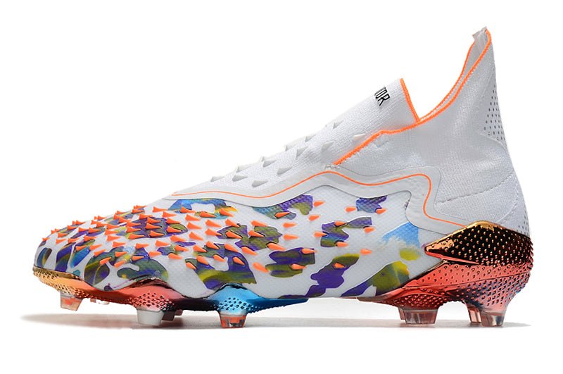 Adidas Predator Freak+ FG – Paul Pogba x Stella McCartney – Blanc Rose Multicolore - FootXPert