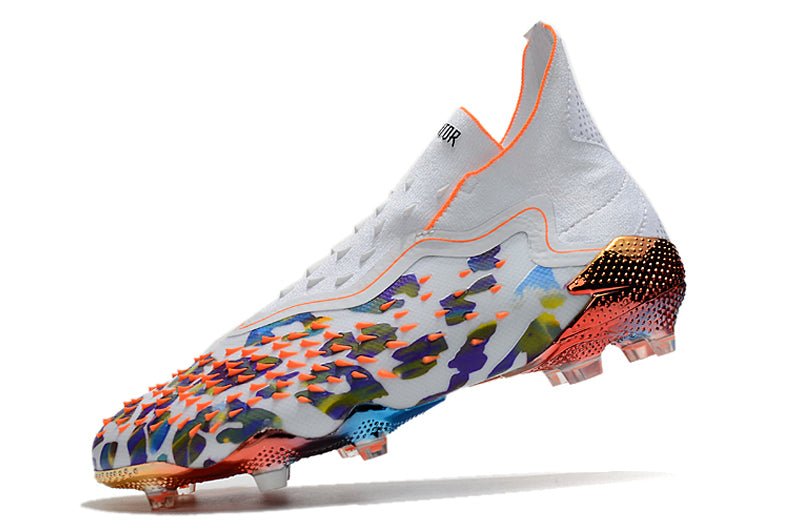 Adidas Predator Freak+ FG – Paul Pogba x Stella McCartney – Blanc Rose Multicolore - FootXPert