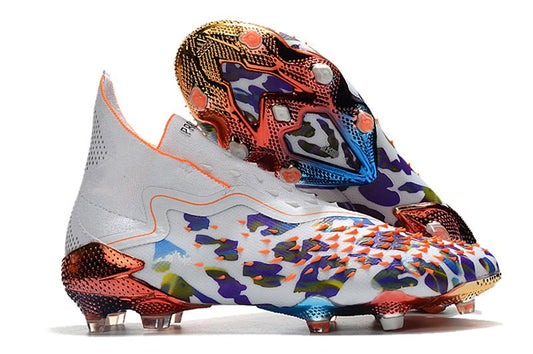 Adidas Predator Freak+ FG – Paul Pogba x Stella McCartney – Blanc Rose Multicolore - FootXPert