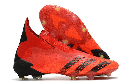 Adidas Predator Freak+ FG – Rouge Noir - FootXPert