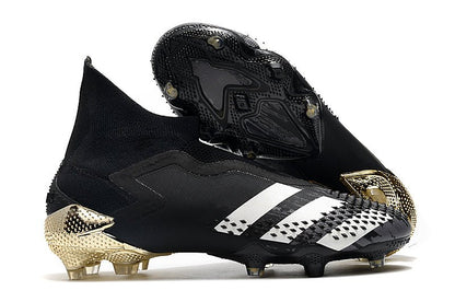 Adidas Predator Mutator 20+ FG – Noir Blanc Or Métallique - FootXPert