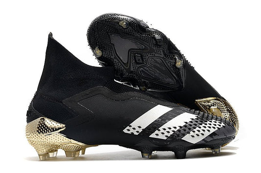 Adidas Predator Mutator 20+ FG – Noir Blanc Or Métallique - FootXPert