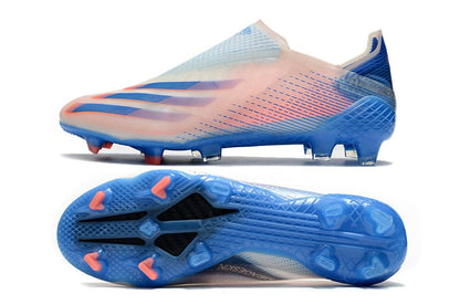 Adidas X Ghosted+ FG – Blanc Bleu Rouge - FootXPert