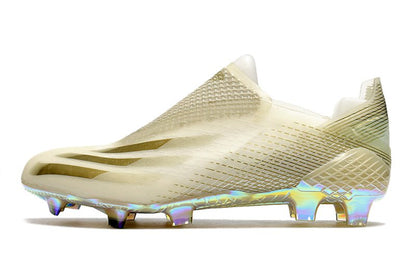 Adidas X Ghosted+ FG – Inflight – Blanc Doré Noir - FootXPert