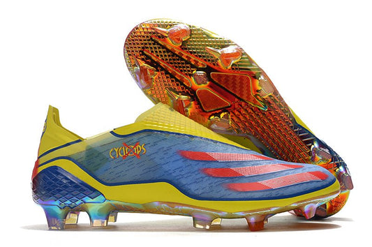Adidas X Ghosted+ FG – X - Men – Bleu Rouge Vif Jaune - FootXPert