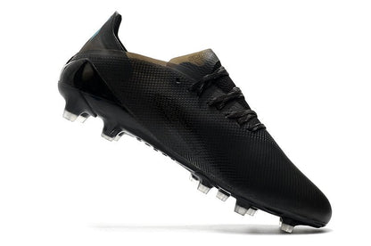 Adidas X Ghosted.1 FG – Superstealth – Noir Bleu Cyan - FootXPert