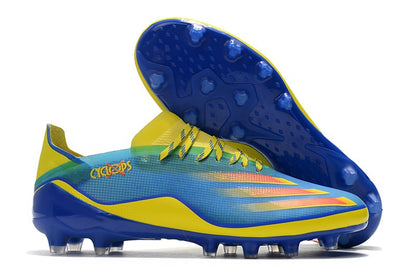 Adidas X Ghosted.1 FG – X - Men Cyclops – Bleu Rouge Vif Jaune - FootXPert