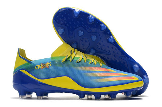 Adidas X Ghosted.1 FG – X - Men Cyclops – Bleu Rouge Vif Jaune - FootXPert