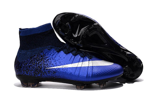 Nike Mercurial Superfly 4 Elite FG – Bleu Royal Argent Bleu - FootXPert
