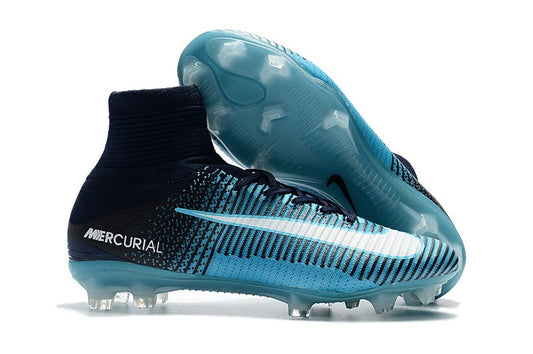 Nike Mercurial Superfly 5 Elite FG – Noir Bleu - FootXPert