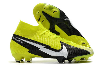Nike Mercurial Superfly 7 Elite FG – Jaune Noir Blanc - FootXPert