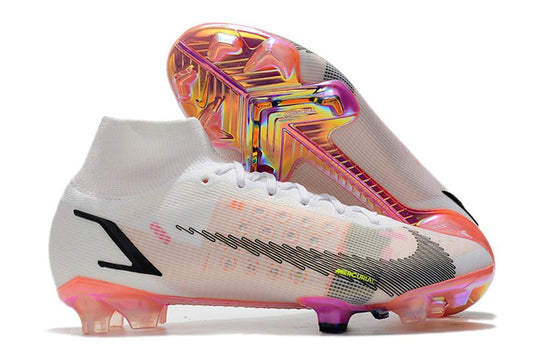 Nike Mercurial Superfly 8 Elite FG – Blanc Noir Carmin Rose - FootXPert