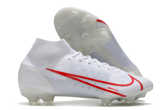 Nike Mercurial Superfly 8 Elite FG – Blanc Rouge - FootXPert