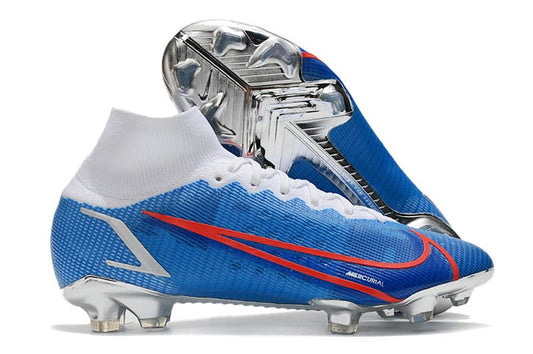 Nike Mercurial Superfly 8 Elite FG – Bleu Rouge Blanc - FootXPert