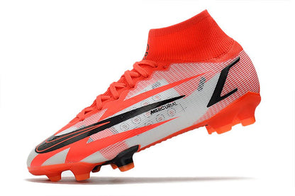 Nike Mercurial Superfly 8 Elite FG – CR7 – Rouge Piment Noir Fantôme Orange Total - FootXPert